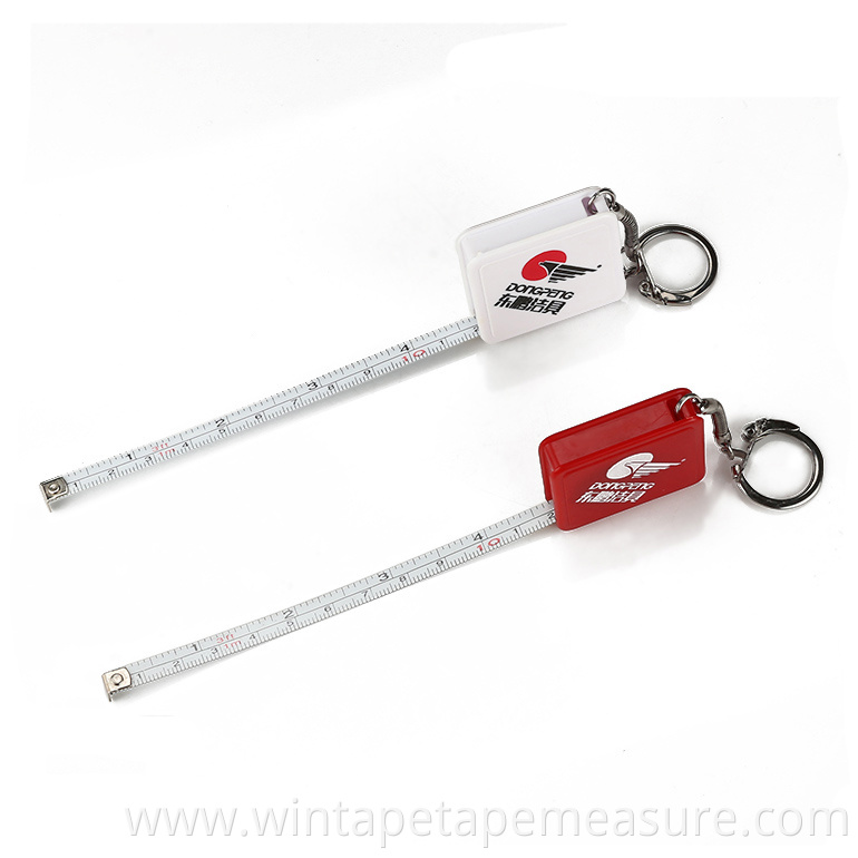 High Quality Rubber Cover Measuring Tape, key chain Tape Measure, Measuring Tools